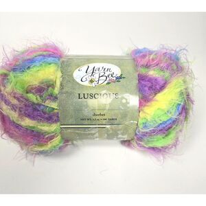 Yarn Bee Luscious Sherbet Yarn Skein  Rich Pastels Textured